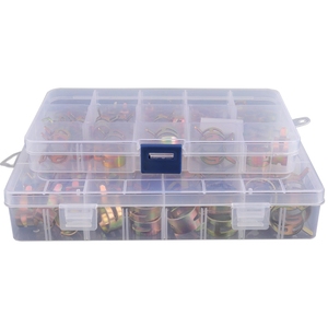 Colliers de serrage à ressort allant de 0.28 à 0.98 pouces, avec colliers de serrage plats rotatifs, pinces assorties - Product Image 1