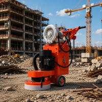 Machine à poncer électrique pour sols en béton, époxy, terrazzo, granit, marbre naturel - Ponceuse à béton efficace