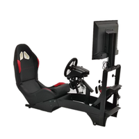 Simulador de Juego Personalizado, Asiento de Carreras, Simulación de Carreras F1, Soporte para Volante de Carreras con Asiento de Carreras