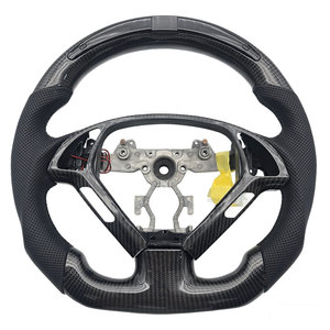 Volante Deportivo de Fibra de Carbono y Cuero para <span class=keywords><strong>Infiniti</strong></span> G25/G37/Q60/Q50/QX70 FX35/QX80, Piezas de Auto para EX35/EX37 - Product Image 6