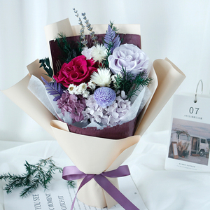 Bouquet di Fiori Eterni per San Valentino, Rosa per Proposta di Matrimonio, <span class=keywords><strong>Regalo</strong></span> per <span class=keywords><strong>Compleanno</strong></span> della <span class=keywords><strong>Fidanzata</strong></span> o Festa della Mamma - Product Image 5