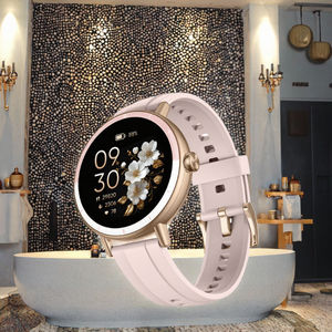 <span class=keywords><strong>2026</strong></span>畅销女性粉色AMOLED屏幕智能手表BT呼叫心率健身跟踪器新设计运动铝安卓 - Product Image 1