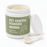 Poudre de soin buccal pour chiens et chats OEM ODM Fabricant d'emballages personnalisés sous marque privée