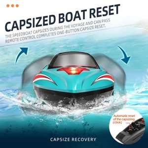 Bateau télécommandé sans fil HJ816, bateau rapide, jouet pour enfants, bateau télécommandé imperméable, modèle de bateau électrique - Product Image 6