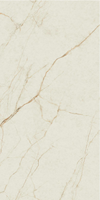 3200mm grande pierre frittée ventre de poisson or marbre artificiel décoration carreaux de mur nouveau panneau de porcelaine or Calacatta