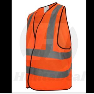 Safety ICV208-سترة أمان من البوليستر/القطن للقيادة في الحالات مع شريط عاكس أبيض 1 بوصة ، أخضر - Product Image 3