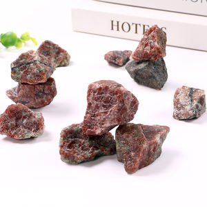 Piedra Natural <span class=keywords><strong>de</strong></span> alta calidad, granate, cristal rugoso, venta al por mayor - Product Image 5