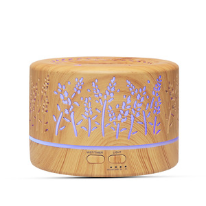Diffuseur d'aromathérapie en forme d'épi de blé de 700 ml avec minuterie, humidificateur ultrasonique à huile essentielle de 6 W pour usage domestique et hôtelier - Product Image 3