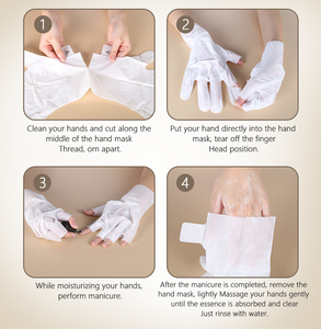 Manucure Collagène Mains Masque Nourrissant Main Masquage Gants Crème Hydratante Professionnel - Product Image 5