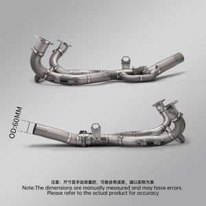 2024-2025 échappement d'échappement en titane pour motos R1300GS R1300 GS 1300 R1250GS nouvel état tuyau de liaison intermédiaire avant - Product Image 4