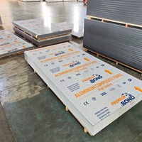 Panneau composite en aluminium massif de 3 mm sur mesure, couleur or métallique, pour les murs de réception d'hôtel