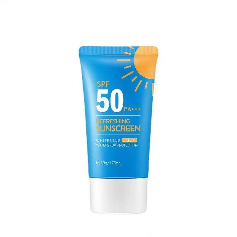 LAIKOU Ecran solaire aqueux blanchissant protection UV Ecran solaire rafraîchissant SPF 50 pour le visage