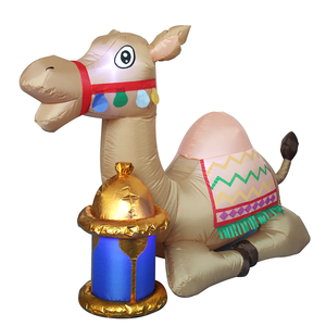 Bestseller <span class=keywords><strong>TinyAngel</strong></span> Eid Mubarak Ramadan Aufblasbare Kamel-Laterne 190T Polyester Außendekoration 160x90CM IP44 Zertifiziert - Product Image 3