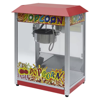 Máquina Comercial de Palomitas de Maíz de Sobremesa con Aire Caliente y Olla de Acero Inoxidable para Cine, Carnaval o Snack Bar