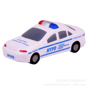 Nypd Police Car Pu <b>Foam</b> Toy Cartoon Stress Relief <b>Craft</b> Model - Product Image 2