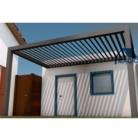 Kits de pergola de jardin de luxe à vendre, kits de pergola en aluminium à vendre, fabricant chinois de cabanes de jardin