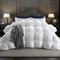 Edredón King Size de Plumón de Ganso, 800 Fill Power, 100% Algodón, 700 Hilos, Extra Grande, Invierno, Pesado, Suave y Esponjoso