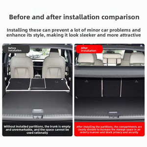 Pour <span class=keywords><strong>Audi</strong></span> <span class=keywords><strong>Q4</strong></span> <span class=keywords><strong>E</strong></span>-<span class=keywords><strong>tron</strong></span> : Cache-coffre arrière, cache-bagages, séparateur de rangement intérieur, accessoires de modification - Product Image 3