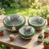 Vente directe usine : Kits de propagation en rotin écologiques – Fournisseur de jardinières artisanales pour la décoration de jardin et de maison