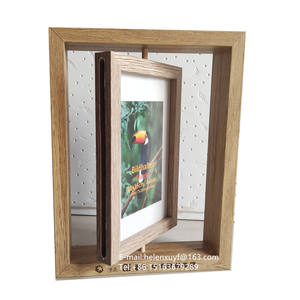 Cadre photo en bois fait main sur mesure, double orientation, éco-responsable, pour paysages et photos - Product Image 1
