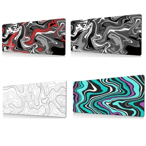 Hot Selling Large <span class=keywords><strong>Abstract</strong></span> Rubber Gaming Mauspad mit Hintergrund Topo graphische Karten linien Contour Geographic - Product Image 2