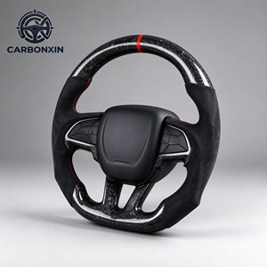 Volante Deportivo de Fibra de Carbono para Fiat Dodge Charger Challenger Durango Demon srt Journey Rt Viper ram Trx Sxt Hellcat Scat - Product Image 4