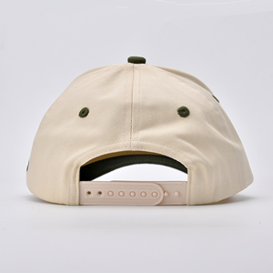 5-Panel Zweifarbige Snapback-Kappe mit Individuellem Logo aus Baumwoll-Twill <span class=keywords><strong>UV</strong></span>-Schutz Verstellbare Trucker-Mütze für Outdoor-Sport - Product Image 3
