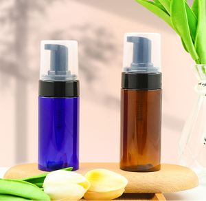 Flacon pompe à lotion cosmétique en PET écologique de 120 ml vide avec un <span class=keywords><strong>design</strong></span> imprimé à l'écran - Product Image 5
