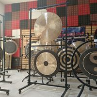 Wholesale Price Gong Stand Portable Adjustable Height Steel Material Gong Hanging Percussion Instrument Accessories