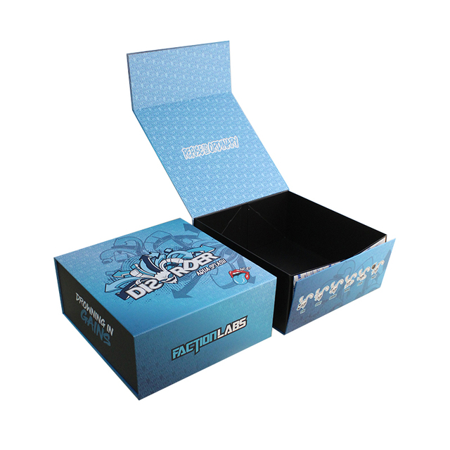 Factory Custom Luxury Magnetic Folding Cardboard CMYK Printing Rigid Paper Magnetic Gift Box