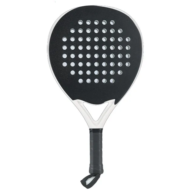 OEM raket padel 12k 18k serat karbon, raket tenis padel ringan kustom pala paleta de padel