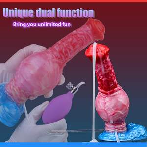 Dildo de Caballo con Eyaculación de Fantasía, Tapón Anal Inflable de Silicona, Dildo Realista con Ventosa para Mujeres, Masturbación, Hombres <span class=keywords><strong>Gay</strong></span> - Product Image 3