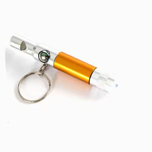 Boussole de lampe de poche multifonction en alliage d'aluminium 3 en 1 pour la survie en plein air pour le camping et la randonnée - Product Image 5