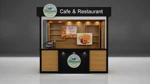 Modernes Café-Theken-Design für Einkaufszentren: Individuelle Kiosk-Dekoration und <span class=keywords><strong>Layout</strong></span>-Ideen für stilvolle Kaffee-Kioske - Product Image 4