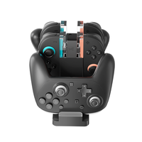 Base de Carga y Almacenamiento Switch 2 Joncon con Luz LED para Controles Nintendo Switch 1/2 Pro, Accesorios de Juego