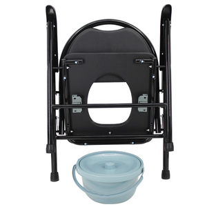 Silla de inodoro plegable Dakang de metal con capacidad para 100 kg para uso doméstico de personas mayores - Product Image 2
