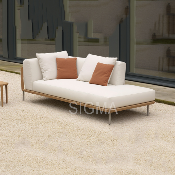 High Quality Outdoor Garden Furniture Outdoor Sofa  Waterproof Cast Aluminum Patio Sofa