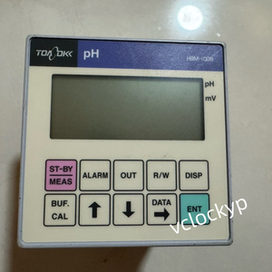 Analizador de pH DKK-TOA HBM-100B Usado, Medidor de pH para Procesos Industriales - Product Image 1
