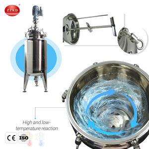 Reactor de tanque agitado de acero inoxidable de 60L y 80L, precio de recipiente de Reactor continuo, reactor de acero inoxidable 316 - Product Image 6