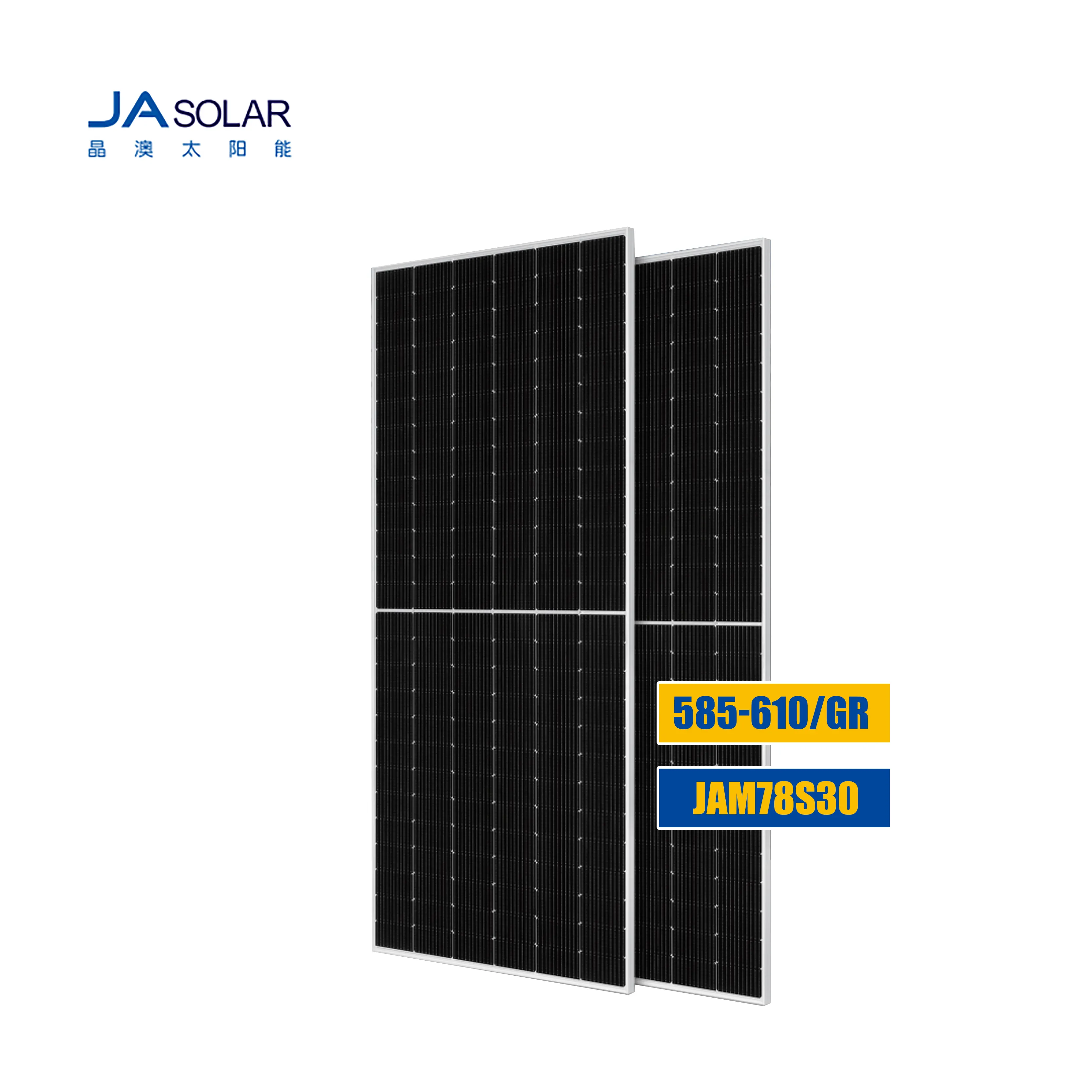 JA Wholesale Hot Product JAM78S30 585-610/GR 585W 590W 595W 600W 605W 610W Solar Panels