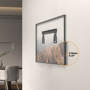 Phổ <span class=keywords><strong>TV</strong></span> Bracket siêu mỏng micro-khoảng cách nhôm cố định <span class=keywords><strong>TV</strong></span> tường Bracket núi cho 43 đến 100 inch màn hình phẳng Max. 800x600 - Product Image 1