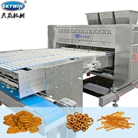Extrudeuse de pâte à biscuits, machine automatique de fabrication de pâte, machine à snacks, machine à bretzels souples