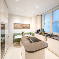 Armoire de cuisine de style contemporain mat de luxe pour villas et projets résidentiels