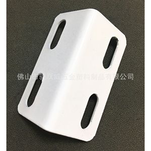 Équerre d'angle en fer zingué 10000, emboutissée standard, à quatre trous, pour connexion de meubles - Product Image 5