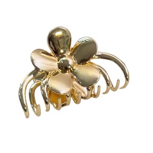Vente chaude Conception Personnalisée Fleur Pince À Cheveux Griffe À La Mode Dames Grand Métal <span class=keywords><strong>Crabe</strong></span> Pince À Cheveux Barrette <span class=keywords><strong>Or</strong></span> Accessoires Femmes - Product Image 2