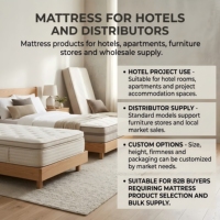 Matelas de lit d'hôtel de haute qualité, matelas gonflable simple, matelas orthopédique en mousse à mémoire de forme compressée, taille king et queen