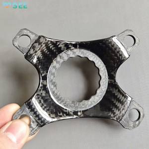 <span class=keywords><strong>Manivelle</strong></span> de vélo de route SeeMore en fibre de carbone, longueur 160-170 mm, axe en titane 24 mm, ultra-légère, ensemble de bras de <span class=keywords><strong>manivelle</strong></span> en carbone pour vélo de route - Product Image 3