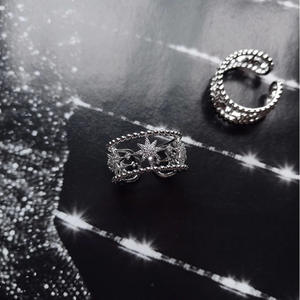 Bague ouverte Wenchi S925 en argent sterling pour femme, diamant étincelant taille ovale, luxe haut de gamme, mode personnalisée, modèle Index - Product Image 4