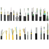 Aérien extérieur non métallique ADSS ASU 8 hilo 48-core 96F SM G652D Double gaine 100M Dekam CE/ROHS certifié câble à fibre optique