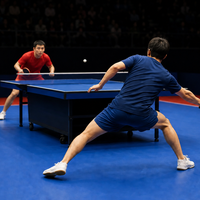 Vente chaude : Revêtement de sol vinyle pour terrain de tennis de table, certifié ITTF, ignifuge, écologique, texture bois, épaisseur 8 mm, pour le sport